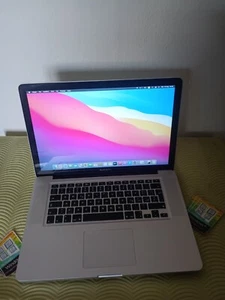 macbook pro 15 a1286 15,6" 2011 i7 8gb 128GB SSD M2 OSX bigsur - Foto 1 di 7