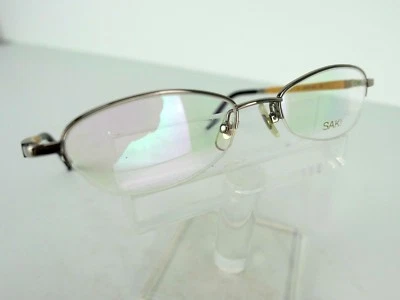 Saki Mod. Marcos de gafas 803 (PL) paladio/madera 50 x 18 140 mm Foto 1 de 4