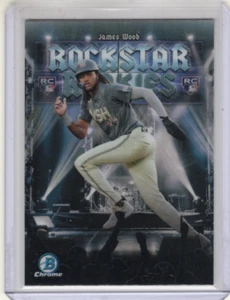 James Wood 2025 Bowman Chrome Rockstar Rookies RC Insert #RR-11 - Picture 1 of 2