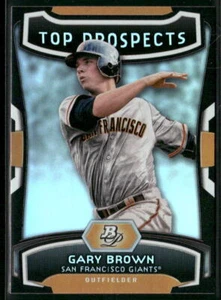 2012 Bowman Platinum #TP-GB Gary Brown Top Prospects - Picture 1 of 2