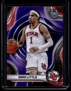 MIRO LITTLE 2024-25 BOWMAN UNIVERSITY BEST #93 PURPLE REFRACTOR /250 - Picture 1 of 2