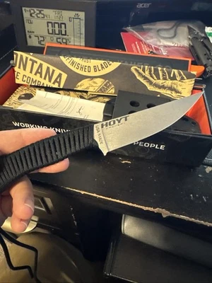 🔥Montana Knife Company MKC , Black Speedgoat 2.0 HOYT Collab🔥 BNIB - Image 1 of 4