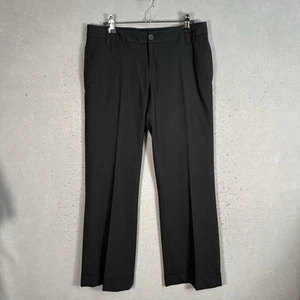 Banana Republic Martin Fit Pants Womens Size 4 Petite Stretch Black Straight Leg - Picture 1 of 10