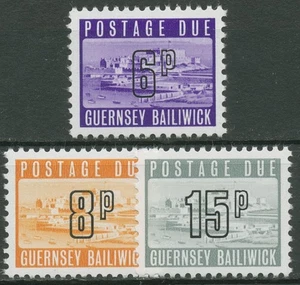 Guernsey Portomarken 1975/76 Schloß Cornet P 15/17 postfrisch - Picture 1 of 1