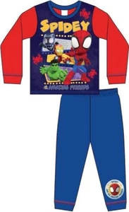 SPIDEY AMAZING BLUE RED PYJAMAS PJ'S NIGHTWEAR SLEEP BOYS KIDS CHILDRENS GIFT - Picture 1 of 1