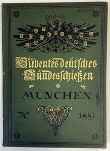 Schützenwesen / Siebentes deutsches Bundesschießen. 1881 Schützen Schießsport - Picture 1 of 1