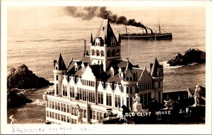 Old Cliff House San Francisco California RPPC Real Photo Postcard c.1894 - Imagen 1 de 2