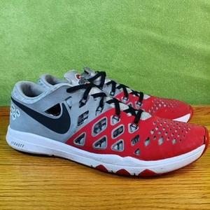 Nike Ohio State Train Speed 4 AMP Herren Größe 10 Schuhe rot grau Sneaker - Bild 1 von 24