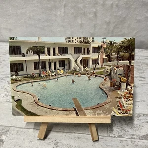 Postcard FL Miami Beach Tradewinds Apartment Hotel Vintage 1958 - Picture 1 of 2