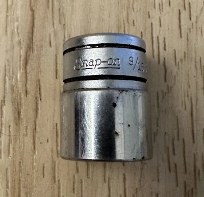Snap-on Tools 3/8" Drive 12PT 9/16" Shallow Socket F-181 - USA - Image 1 of 4