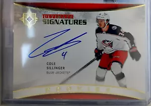 Cole Sillinger 2021-22 Ultimate Signatures Rookie Auto #USR-CS - Foto 1 di 2