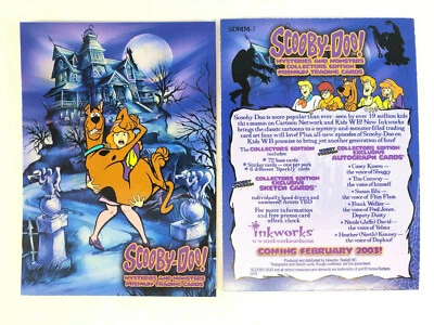 CHEAP PROMO CARD: SCOOBY DOO MYSTERIES AND MONSTERS (Inkworks 2003) #SDMM-i - Image 1 of 2
