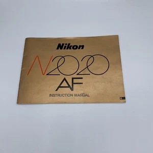 VTG 47 Page Nikon N2020 SLR Camera Instruction Book / Manual / User Guide EXC - Picture 1 of 3