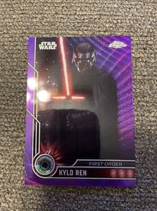 2023 Topps Chrome Star Wars - Kylo Ren #71 - Purple Wave Refractor