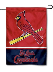 MLB St. Louis Cardinals Garden Flag Double Sided MLB Cardinals Premium Yard Flag - Picture 1 of 2