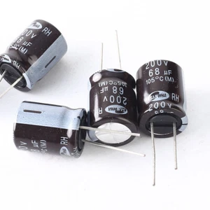 38pcs SAMWHA RH 200v 68uf 16x20mm electrolytic Capacitor 105°C - Picture 1 of 4