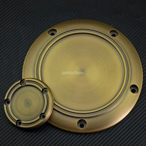 Bronze Derby Cover & Timing Timer Covers Set Fit For Road King Dyna Softail FXS - Picture 1 of 5