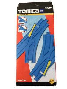 2 x2 Tomy Tomica Turn Out Rails Switch Track Trackmaster 85210 4 Pieces BNIB - Picture 1 of 4