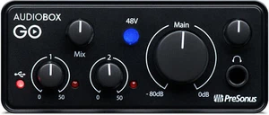 Presonus AudioBox GO 2x2 USB-C Bus Power Audio Recording Interface+Software - Picture 1 of 9