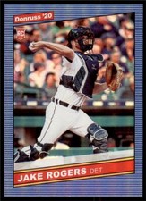 2020 Donruss Retro 1986 Holo Blue #260 Jake Rogers - Detroit Tigers