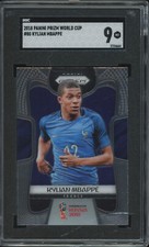2018 Panini Prizm World Cup #80 Kylian Mbappe Mint SGC 9