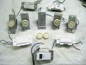Juego de 10 atenuadores eléctricos conmutadores de perillas atenuadores de deslizamiento LUTRON - Imagen 1 de 6