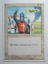 Crusade 4th Edition very light play  English MTG Magic 1995  Banned
