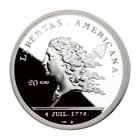 Francja 2023 20€ 1-oz Srebro Libertas Americana Proof z/OGP