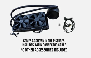 Refroidisseur CPU liquide AiO NZXT Kraken Elite 280 2 x 140 mm - Noir mat (UTILISÉ DOUCEMENT) - Photo 1/3