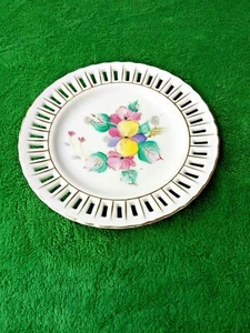 Vintage Rossetti Chicago USA Hand Painted Plate Made Floral in Occupied 5" - Picture 1 of 4