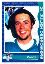 1997-98 Rimouski Oceanic Police #8 Julien Desrosiers