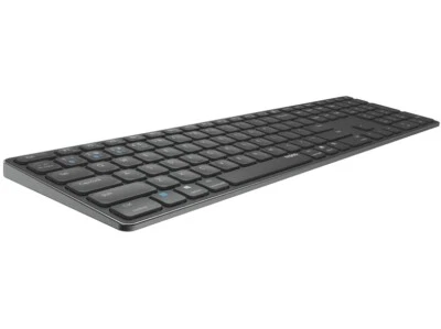 RAPOO E9800M, Kabellose Tastatur, dunkelgrau (QWERTZ) Multimodus - Bild 1 von 3