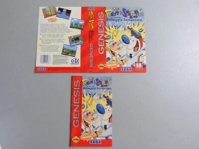 The Ren & Stimpy Show Manual & Artwork Only, NO GAME! NO CASE! SEGA Genesis - Image 1 of 4