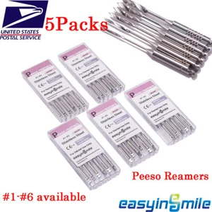 5 piezas Dental Endo Acero Inoxidable Peeso Espamadores Taladros Planificadores Bolsas Motor - Imagen 1 de 16