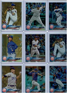 2018 Topps Series 1 & 2 Chicago Cubs Gold Lot (3) Rainbow Foil Lot (6) Details - Picture 1 of 1