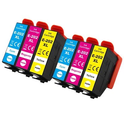 6 C/M/Y Tintenpatronen XL für Epson Expression Photo XP-6000 & XP-6100 - Bild 1 von 3