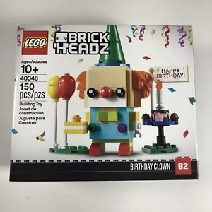 LEGO BrickHeadz 92 40348 Clown Compleanno Nuovo Sigillato - Foto 1 di 6