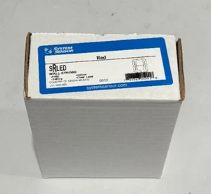 System Sensor SRLED, Strobe Only 12/24 VDC, LED, Red, Wall Mount - Picture 1 of 2