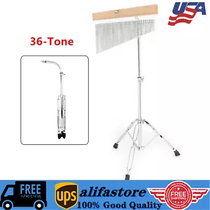 Bar Chimes Single-Row Wind Chime 36-Tone With Tripod Stand Percussion Instrument - Picture 1 of 10