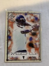 MICHAEL VICK 2001 PACIFIC PRIVATE STOCK SILVER FRAMED /99 ROOKIE #105 FALCONS