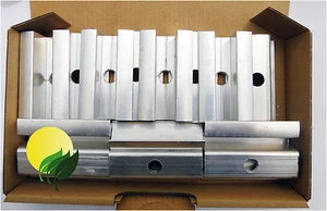 14 Stück Mittelklemmen für Rahmen Module Photovoltaik Universal  Solar PV ALU - Bild 1 von 2