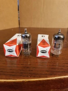 2 Cinch elektronische Röhren - 6CB6 - 12AT7 (ungetestet) Hergestellt in USA  - Bild 1 von 3
