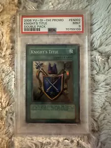 Knight’s Title - ROD-EN002 - 2006 Double Pack - PSA 9 - Picture 1 of 2