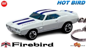 🎁🚦🆕HTF KEYCHAIN WHITE 67~68~69 PONTIAC FIREBIRD 400 TRANS AM 💕GREAT GIFT💕🎁 - Picture 1 of 16