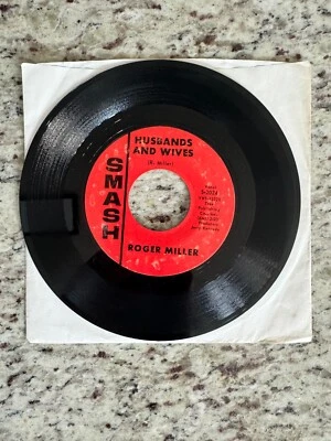 Roger Miller - Husbands And Wives 45 RPM, Smash Records, S 2024, UC - Image 1 of 2