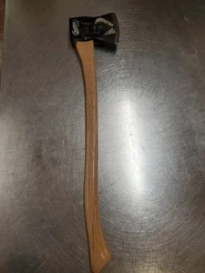 VINTAGE CHOPPER 1 U.S.A. SPRING LOADED AXE SPLITTING MAUL ORIGINAL WOOD HANDLE - Picture 1 of 9