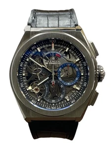 Zenith Defy El Primero 21 Titanium 44mm 95.9000.9004 Skeleton Dial Automatic Men - Picture 1 of 10