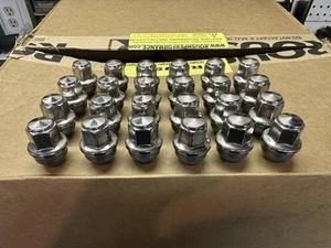 Lug Nut Set of 24 - 2015-25 Ford F-150 OEM Chrome M14 x 1.5 - 13/16, 21mm Socket - Picture 1 of 10