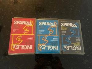 Spanish Ingles Six 90 Minute Cassettes Instant Vocabulary Language Lessons - Picture 1 of 4