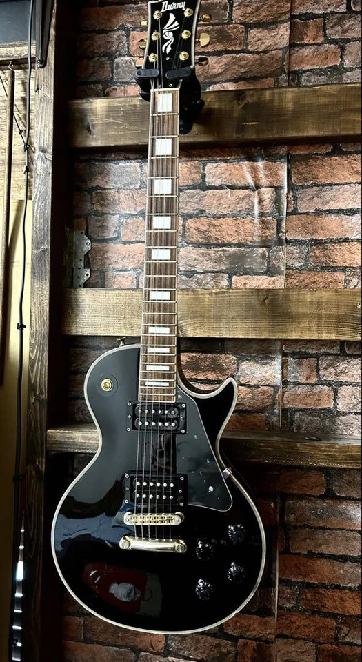 Burny Les Paul Custom type GOTOH locking pegs Electric Guitar Used From Japan - Image 1 of 4